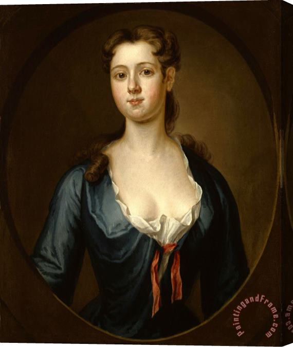 John Smibert Portrait of Mary Pemberton Stretched Canvas Painting / Canvas Art