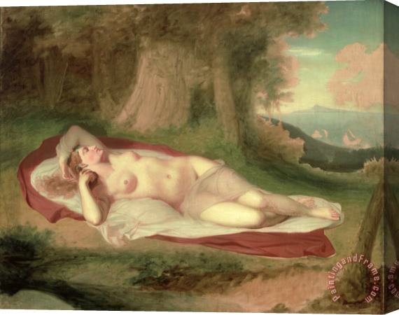 John Vanderlyn Ariadne Asleep on the Island of Naxos Stretched Canvas Painting / Canvas Art