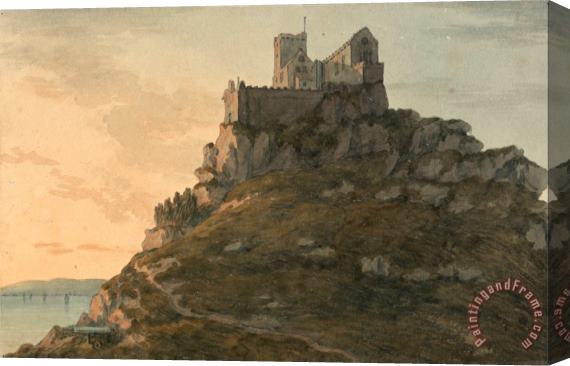 John Warwick Smith Saint Michael's Mount, Cornwall Stretched Canvas Print / Canvas Art