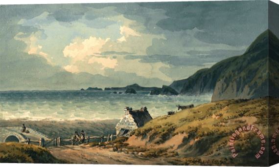 John Warwick Smith The Northern Boundary of St. Bride's Bay Stretched Canvas Painting / Canvas Art