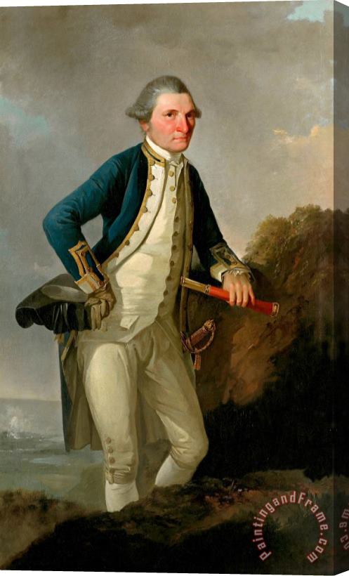 John Webber Portrait of Captain James Cook Stretched Canvas Painting / Canvas Art