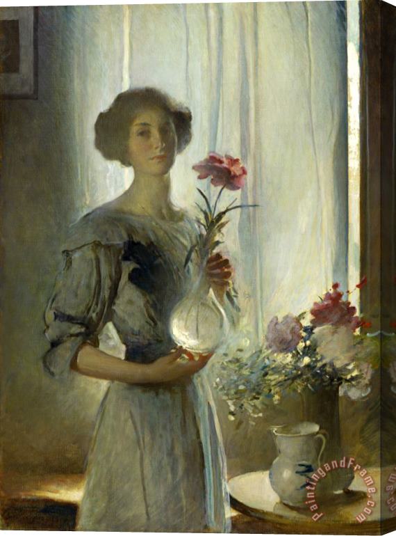 John White Alexander June Stretched Canvas Painting / Canvas Art