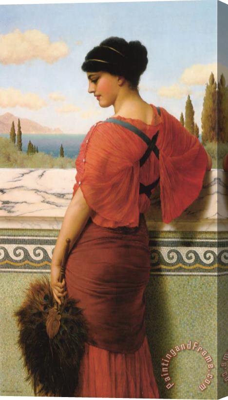 John William Godward Phyleis Stretched Canvas Painting / Canvas Art