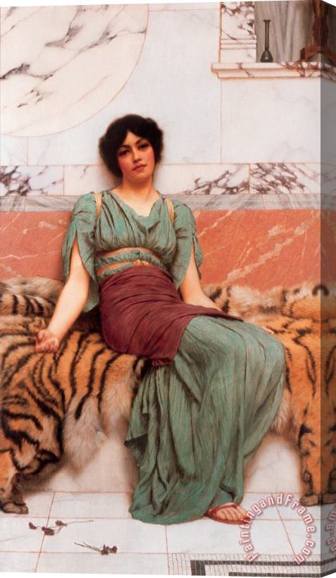 John William Godward Sweet Dreams Stretched Canvas Painting / Canvas Art