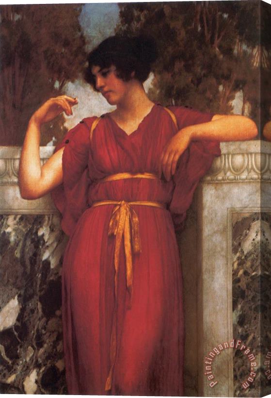 John William Godward The Ring Stretched Canvas Painting / Canvas Art
