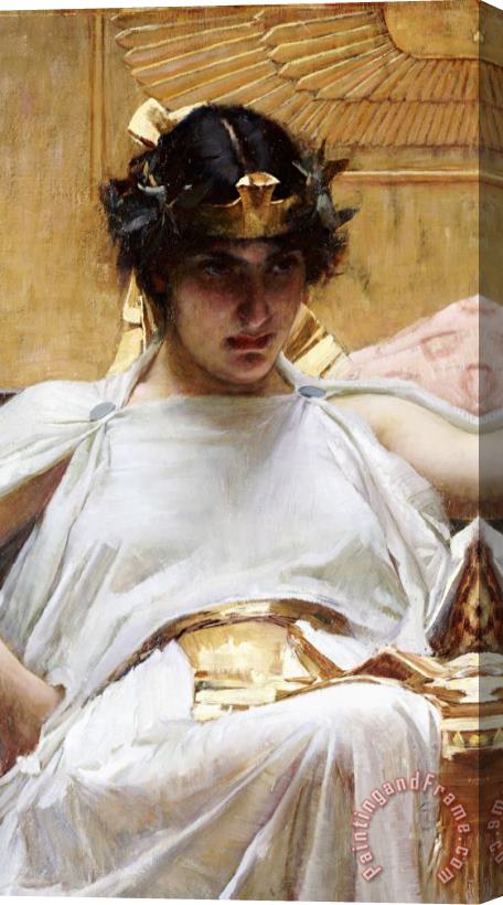 John William Waterhouse Cleopatra Stretched Canvas Painting / Canvas Art