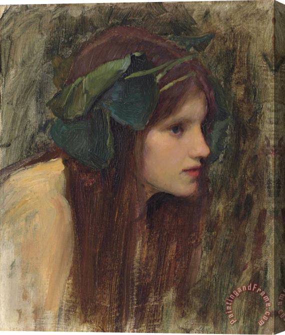 John William Waterhouse Study for a Naiad Stretched Canvas Painting / Canvas Art