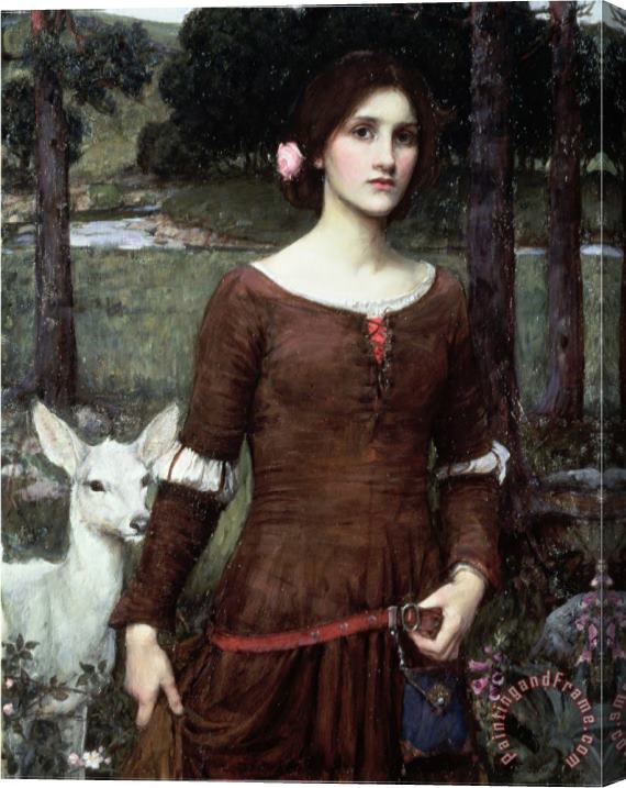 John William Waterhouse The Lady Clare 1900 Stretched Canvas Print / Canvas Art