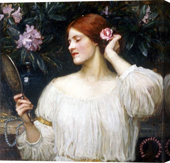 John William Waterhouse Vanity C 1908 10 Stretched Canvas Painting / Canvas Art