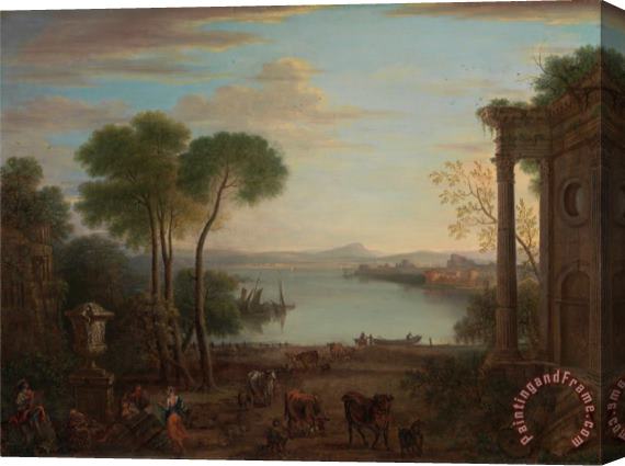 John Wootton Classical Landscape Stretched Canvas Painting / Canvas Art