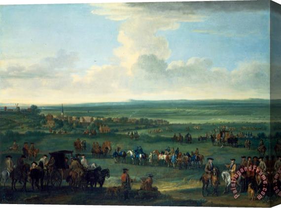 John Wootton George I at Newmarket, 4 Or 5 October, 1717 Stretched Canvas Painting / Canvas Art
