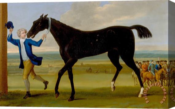 John Wootton The Duke of Rutland's Bonny Black Stretched Canvas Print / Canvas Art