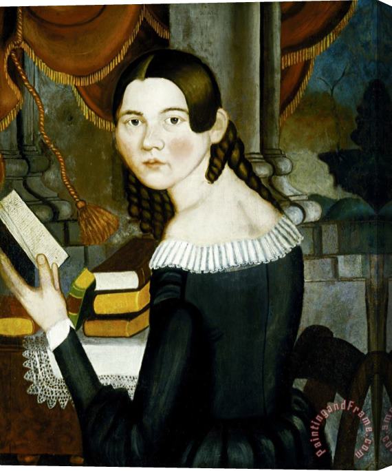 Jonathan Adams Bartlett Portrait of Harriet Stretched Canvas Painting / Canvas Art