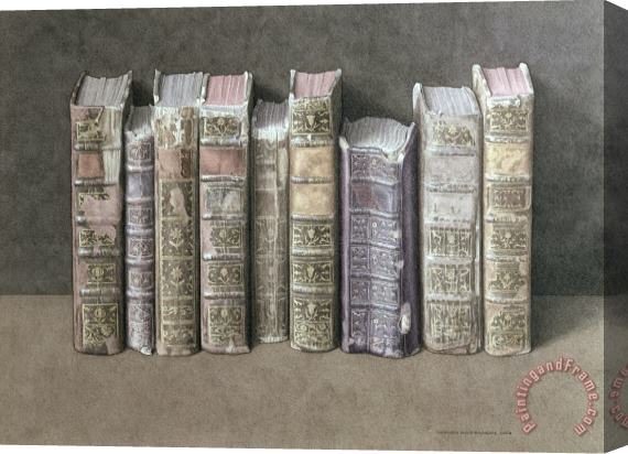 Jonathan Wolstenholme A Fine Library Stretched Canvas Painting / Canvas Art