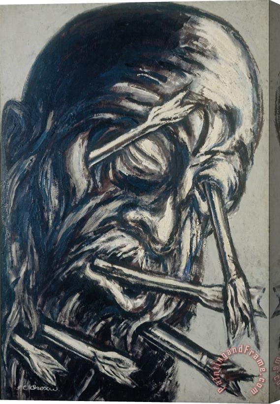 Jose Clemente Orozco Head Pierced with Arrows, From The Los Teules Series Stretched Canvas Painting / Canvas Art