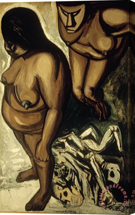 Jose Clemente Orozco Indian Women, From The Los Teules Series Stretched Canvas Painting / Canvas Art