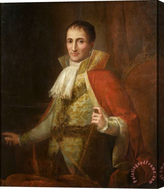Jose Flaugier Portrait of King Joseph I Stretched Canvas Print / Canvas Art