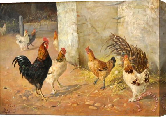 Jose Maria Sousa de Moura Girao My First Egg Stretched Canvas Painting / Canvas Art