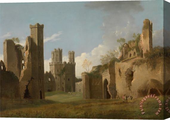Joseph Farington Caernarvon Castle Stretched Canvas Print / Canvas Art