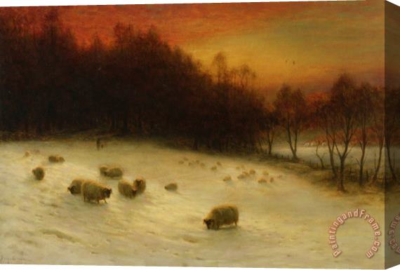 Joseph Farquharson When The West with Evening Glows Stretched Canvas Painting / Canvas Art