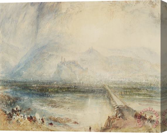 Joseph Mallord William Turner Bellinzona From The Road to Locarno: Sample Study Stretched Canvas Painting / Canvas Art