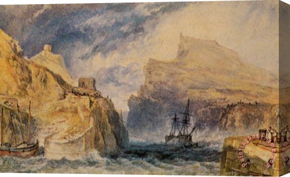 Joseph Mallord William Turner Boscastle, Cornwall Stretched Canvas Painting / Canvas Art