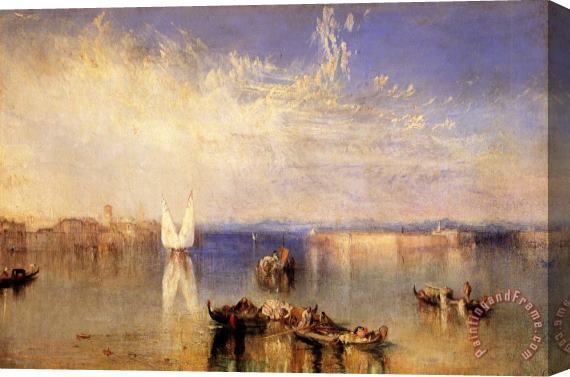 Joseph Mallord William Turner Campo Santo, Venice Stretched Canvas Painting / Canvas Art