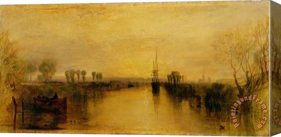 Joseph Mallord William Turner Chichester Canal Stretched Canvas Painting / Canvas Art