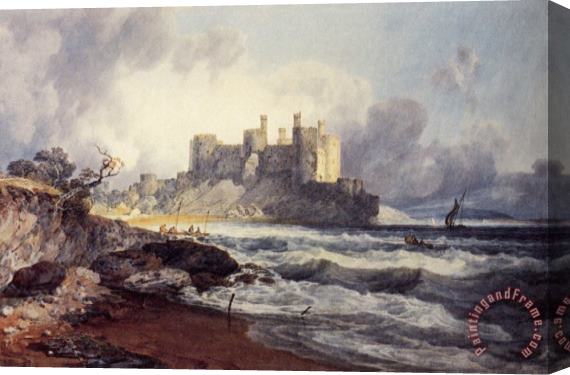 Joseph Mallord William Turner Conway Castle Stretched Canvas Print / Canvas Art