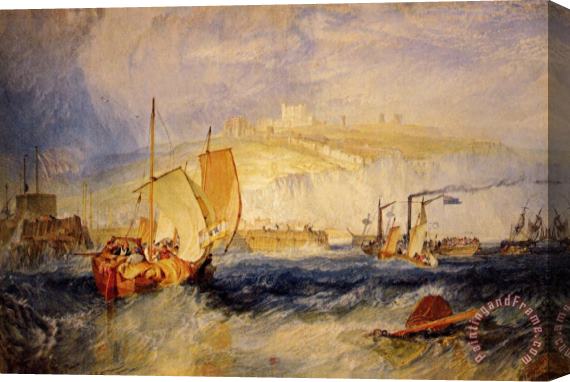 Joseph Mallord William Turner Dover Castle Stretched Canvas Painting / Canvas Art