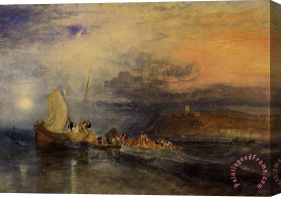 Joseph Mallord William Turner Folkestone From The Sea Stretched Canvas Painting / Canvas Art