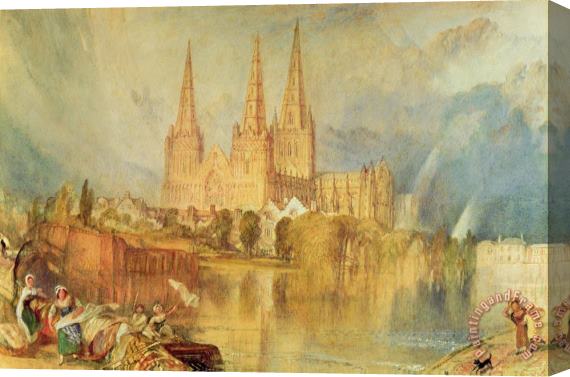 Joseph Mallord William Turner Lichfield Stretched Canvas Painting / Canvas Art