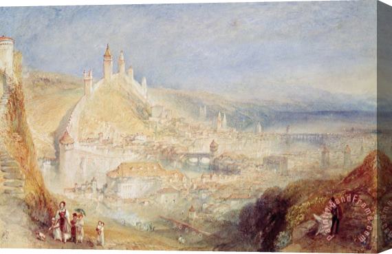 Joseph Mallord William Turner Lucerne from the Walls Stretched Canvas Print / Canvas Art