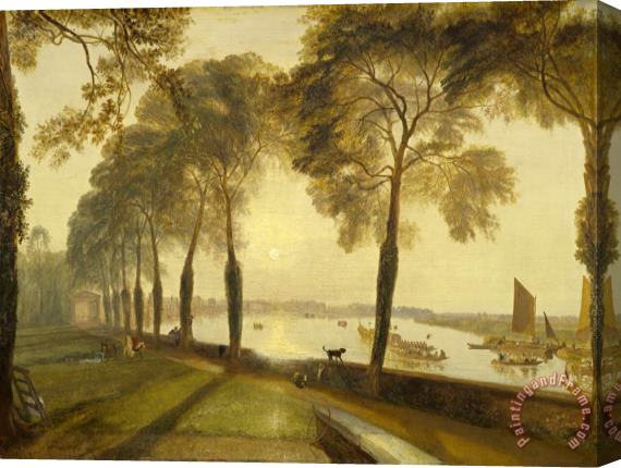 Joseph Mallord William Turner Mortlake Terrace Stretched Canvas Painting / Canvas Art