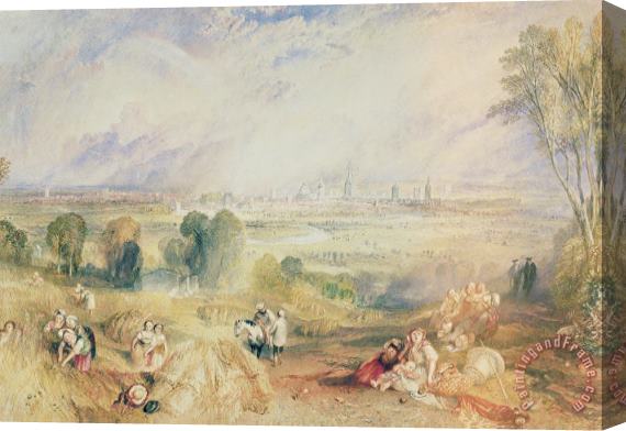 Joseph Mallord William Turner Oxford from North Hinksey Stretched Canvas Painting / Canvas Art
