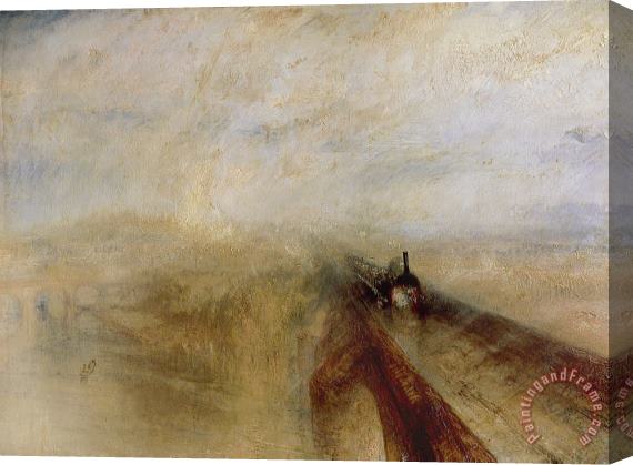 Joseph Mallord William Turner Rain Steam and Speed Stretched Canvas Print / Canvas Art