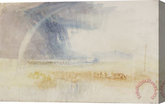 Joseph Mallord William Turner Rainbow Among Purple And Blue Clouds Stretched Canvas Painting / Canvas Art