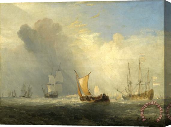 Joseph Mallord William Turner Rotterdam Ferry Boat Stretched Canvas Painting / Canvas Art