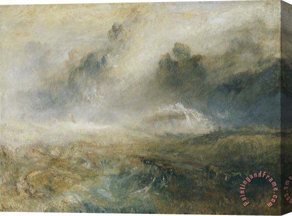 Joseph Mallord William Turner Rough Sea with Wreckage Stretched Canvas Painting / Canvas Art