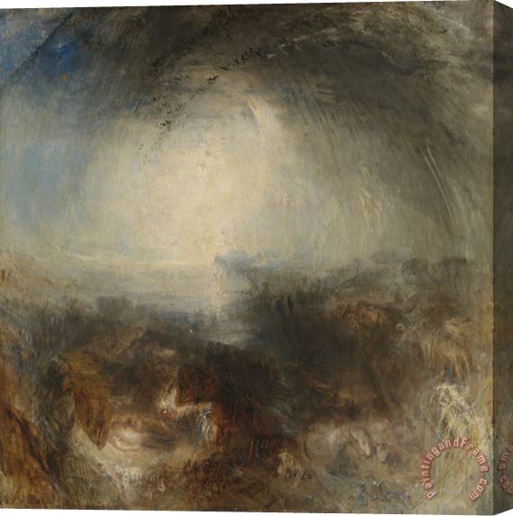 Joseph Mallord William Turner Shade And Darkness The Evening of The Deluge Stretched Canvas Print / Canvas Art