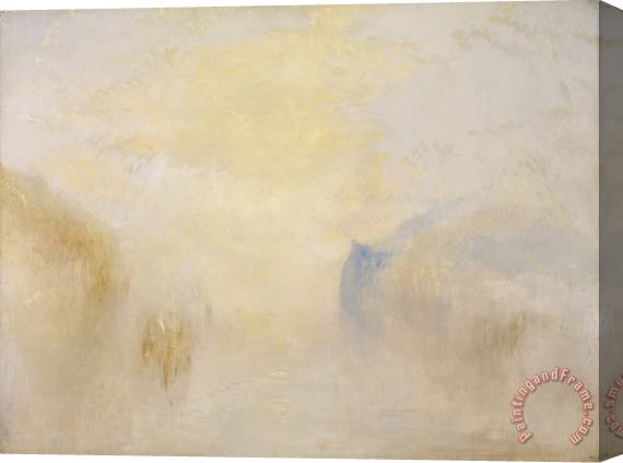 Joseph Mallord William Turner Sunrise, with a Boat Between Headlands Stretched Canvas Painting / Canvas Art