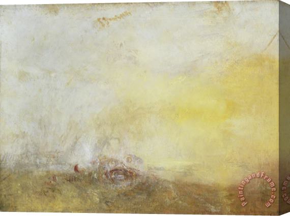 Joseph Mallord William Turner Sunrise with Sea Monsters Stretched Canvas Painting / Canvas Art