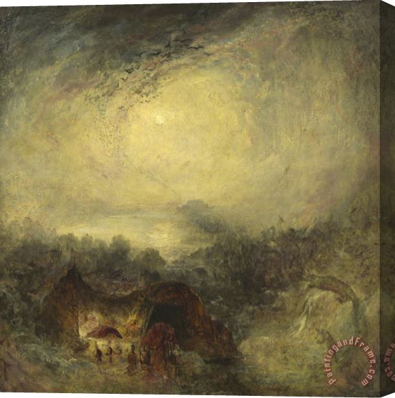 Joseph Mallord William Turner The Evening of The Deluge Stretched Canvas Painting / Canvas Art