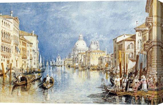 Joseph Mallord William Turner The Grand Canal, Venice Stretched Canvas Painting / Canvas Art