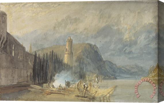 Joseph Mallord William Turner The Roman Tower, Andernach Stretched Canvas Print / Canvas Art