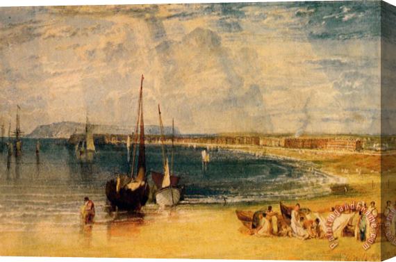 Joseph Mallord William Turner Weymouth, Dorsetshire Stretched Canvas Painting / Canvas Art