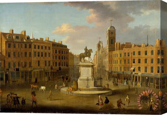 Joseph Nickolls Charing Cross, with The Statue of King Charles I And Northumberland House Stretched Canvas Painting / Canvas Art