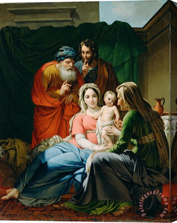 Joseph Paelinck  The Holy Family Stretched Canvas Print / Canvas Art