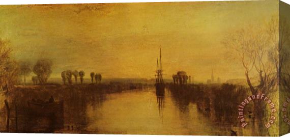 Joseph William Mallord Turner Chichester Canal Stretched Canvas Painting / Canvas Art