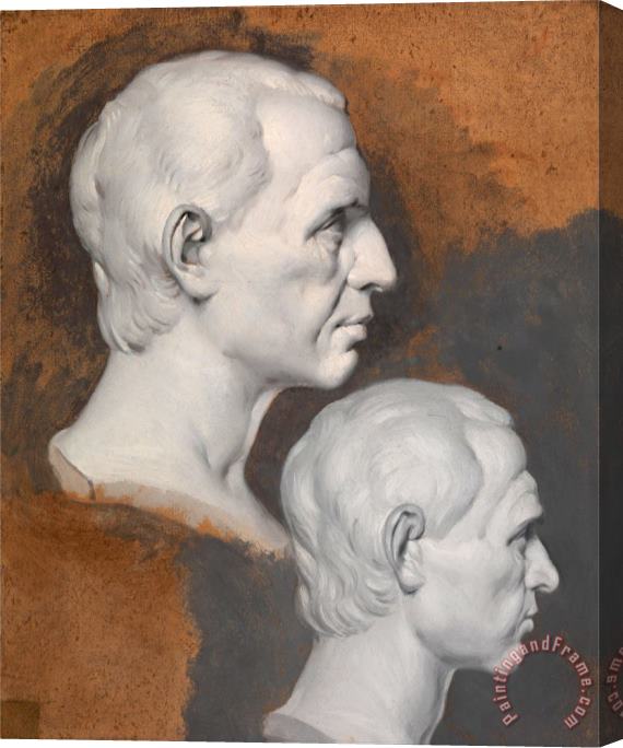 Joseph Wright  Studies of a Classical Bust Stretched Canvas Print / Canvas Art